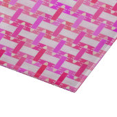 Art Deco industriële chic - roze, fuchsia, orchide Snijplank (Hoek)