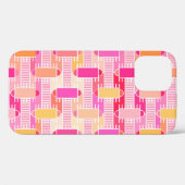 Art Deco industriële chic - roze, perzik, goud Case-Mate iPhone Case (Achterkant (horizontaal))