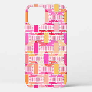Art Deco industriële chic - roze, perzik, goud Case-Mate iPhone Case