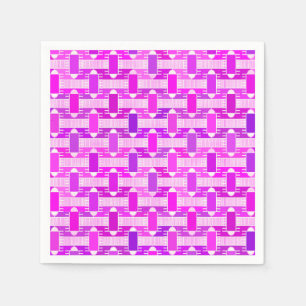 Art Deco industriële chic, violet, orchidee, laven Servetten