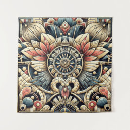 Art Deco ingewikkeld ontwerp Wandkleed