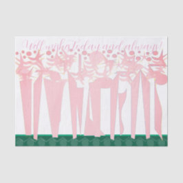 ART DECO Inpakpapier Platte Blad Set van 3 Tissuepapier