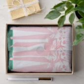 ART DECO Inpakpapier Platte Blad Set van 3 Tissuepapier (Geschenk)