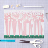 ART DECO Inpakpapier Platte Blad Set van 3 Tissuepapier (Craft)