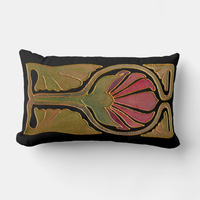 Art Deco Inspirations I Lumbar Pillow Kussen (Voorkant)