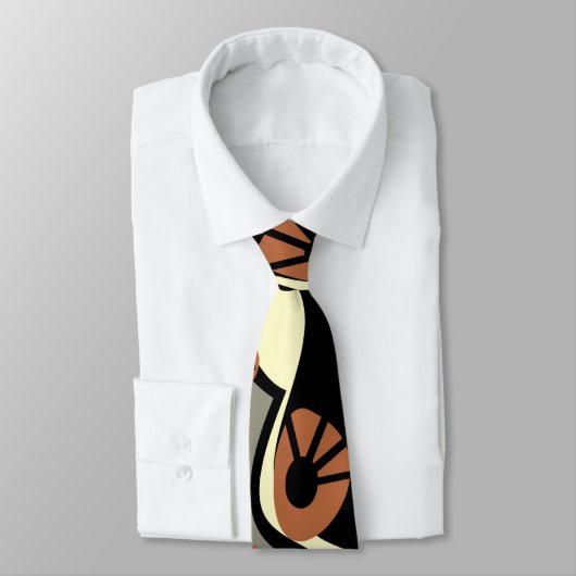 ART DECO INSPIRED NECKTIE STROPDAS (Gebonden)