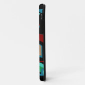 Art Deco iPhone 11 en hoger Hoesje (zwart) (Achterkant/links)