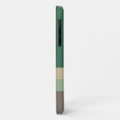 ART DECO iPhone 11 hoesje (mint/grijs) (Achterkant/links)