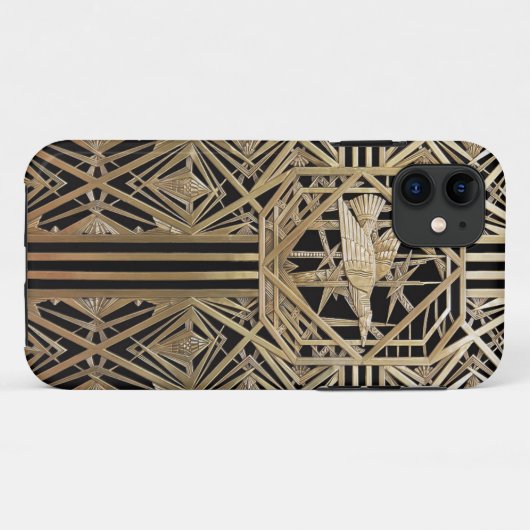 Art Deco iPhone Case (Achterkant (horizontaal))