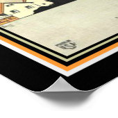 Art Deco Irving Berlin — Muziek afdrukken 16 x 20 Poster (Hoek)