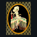 Art Deco - J Carlos 1926 Poster<br><div class="desc">Dit is een J Carlos vintage afbeelding die ik heb verhelderd en in een cameo gezet op een deco achtergrond. Het komt uit de cover van het tijdschrift Para Todos en ik denk dat het heel Art Deco is. Een geweldig poster of een fabelachtige afdruk voor thuis of voor ambachten....</div>