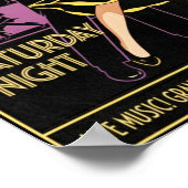 Art Deco jaren 1940 Swing Dance Poster (Hoek)