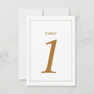 Art Deco Jaren 20 Huwelijk Tafel Nummer Kaart