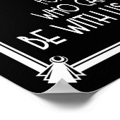 Art Deco jaren '20 stijl "IN LOVING MEMORY" Poster (Hoek)