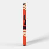 Art Deco Jaren Vijftig Retro Abstracte Kunst iPhone Hoesje (Rechterkant)