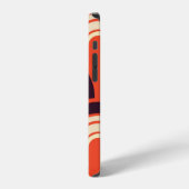 Art Deco Jaren Vijftig Retro Abstracte Kunst iPhone Hoesje (Linkerkant)