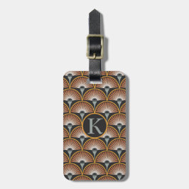Art Deco Jazz Age Sunset Jukebox Bagagelabel