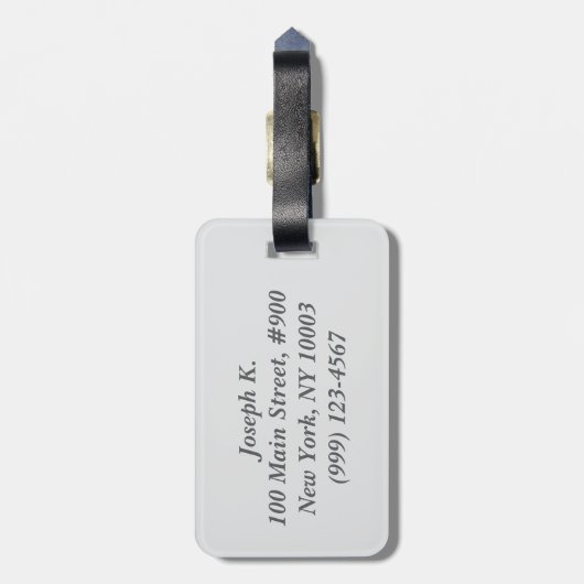 Art Deco Jazz Age Sunset Jukebox Bagagelabel (Achterkant verticaal)