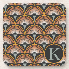 Art Deco Jazz Age Sunset Jukebox Bier Onderzetter