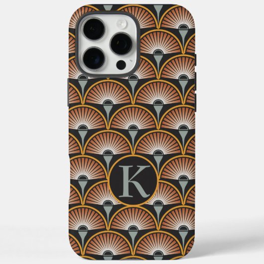 Art Deco Jazz Age Sunset Jukebox Case-Mate iPhone Case (Achterkant)