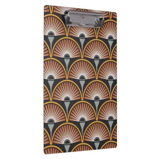 Art Deco Jazz Age Sunset Jukebox Klembord (Rechts)