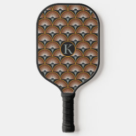 Art Deco Jazz Age Sunset Jukebox Pickleball Paddle