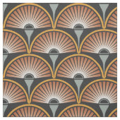 Art Deco Jazz Age Sunset Jukebox Stof (Swatch)