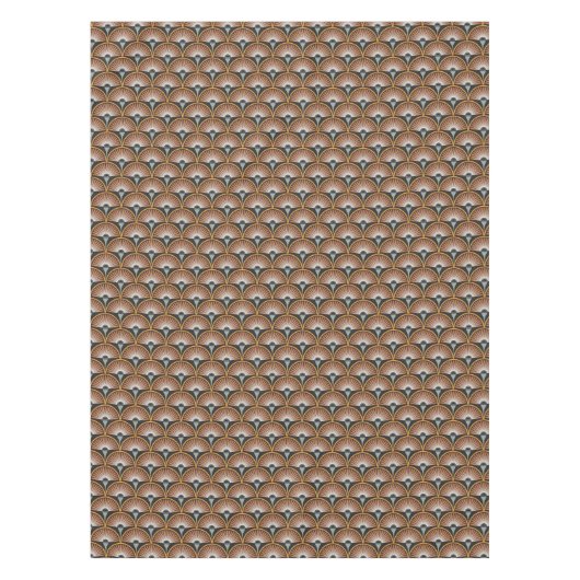 Art Deco Jazz Age Sunset Jukebox Tafelkleed (Voorkant)