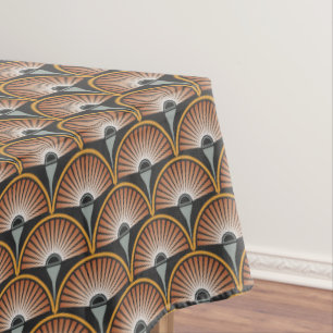 Art Deco Jazz Age Sunset Jukebox Tafelkleed