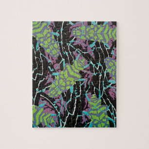 Art Deco Jazz Pochoir Beetles in de tuin Legpuzzel