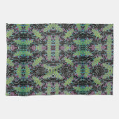  Art Deco Jazz Pochoir Beetles in de tuin Theedoek (Horizontaal)