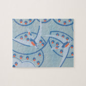  Art Deco Jazz Pochoir Birds Animal Pattern Legpuzzel (Horizontaal)