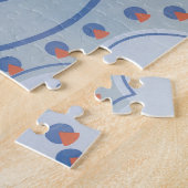  Art Deco Jazz Pochoir Birds Animal Pattern Legpuzzel (Zijkant)