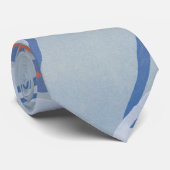  Art Deco Jazz Pochoir Birds Animal Pattern Stropdas (Opgerold)