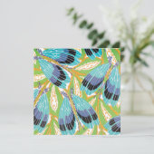  Art Deco Jazz Pochoir Garden Bugs Insects (Staand voorkant)