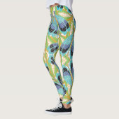  Art Deco Jazz Pochoir Garden Bugs Insects Leggings (Links)