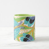 Art Deco Jazz Pochoir Garden Bugs Insects Mok (Midden)