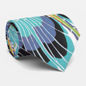 Art Deco Jazz Pochoir Garden Bugs Insects Stropdas (Opgerold)