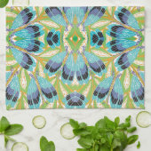 Art Deco Jazz Pochoir Garden Bugs Insects Theedoek (Gevouwen)