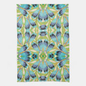 Art Deco Jazz Pochoir Garden Bugs Insects Theedoek (Verticaal)