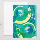 Art Deco Jazz Pochoir Garden Butterflies (Voorkant / Achterkant)