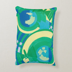  Art Deco Jazz Pochoir Garden Butterflies Accent Kussen