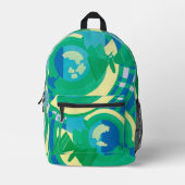  Art Deco Jazz Pochoir Garden Butterflies Bedrukte Rugzak (Voorkant)