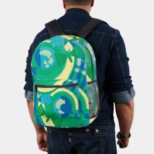  Art Deco Jazz Pochoir Garden Butterflies Bedrukte Rugzak