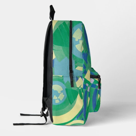 Art Deco Jazz Pochoir Garden Butterflies Bedrukte Rugzak (Links)