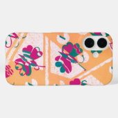  Art Deco Jazz Pochoir Garden Butterflies Case-Mate iPhone Case (Achterkant (horizontaal))