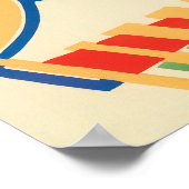  Art Deco Jazz Pochoir Garden Butterflies Poster (Hoek)