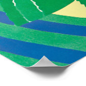 Art Deco Jazz Pochoir Garden Butterflies Poster (Hoek)