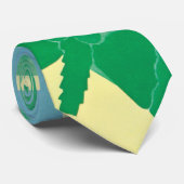 Art Deco Jazz Pochoir Garden Butterflies Stropdas (Opgerold)