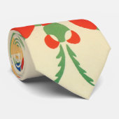  Art Deco Jazz Pochoir Garden Butterflies Stropdas (Opgerold)